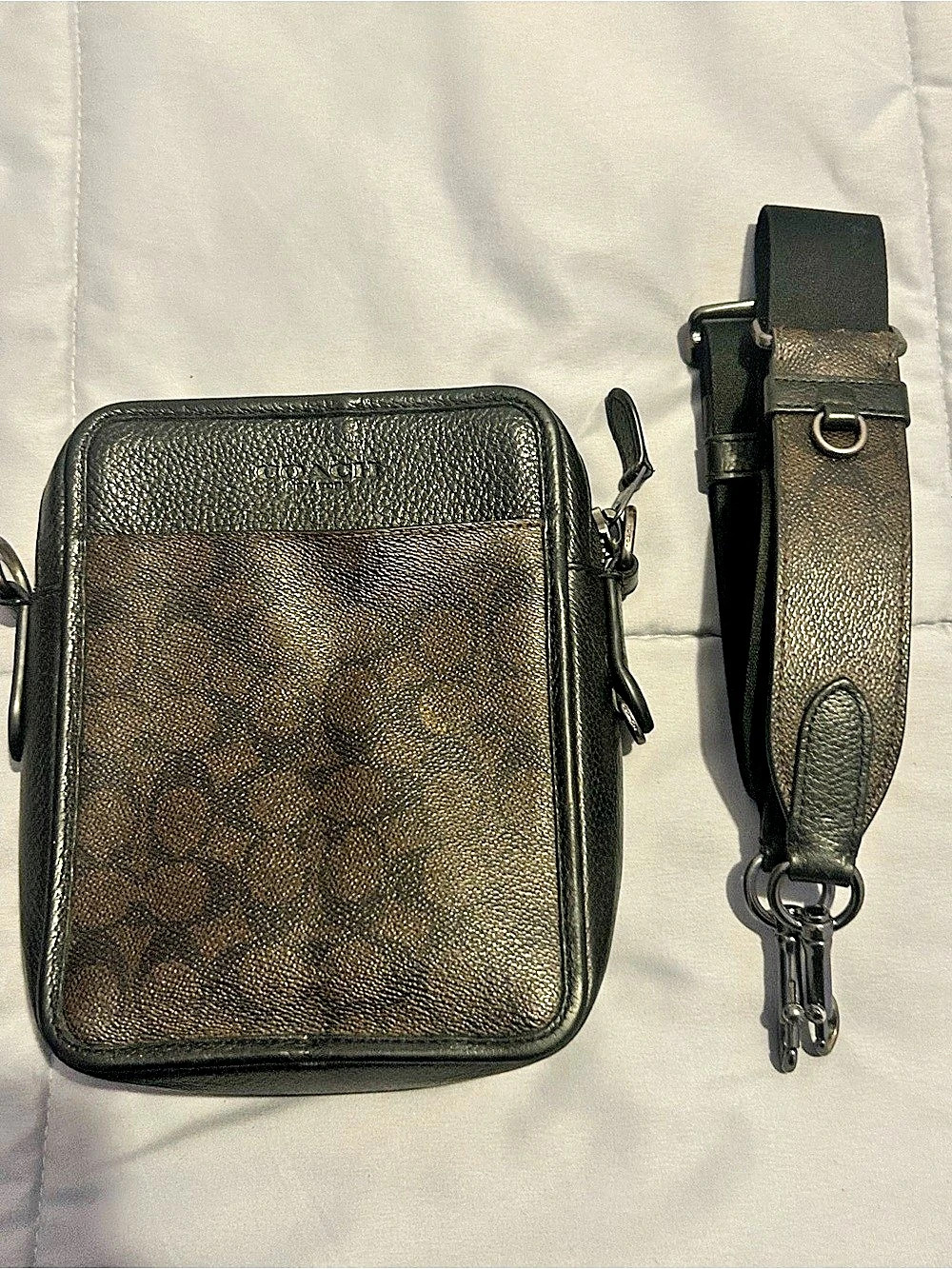 Coach Charter Crossbody Bag Black & Brown